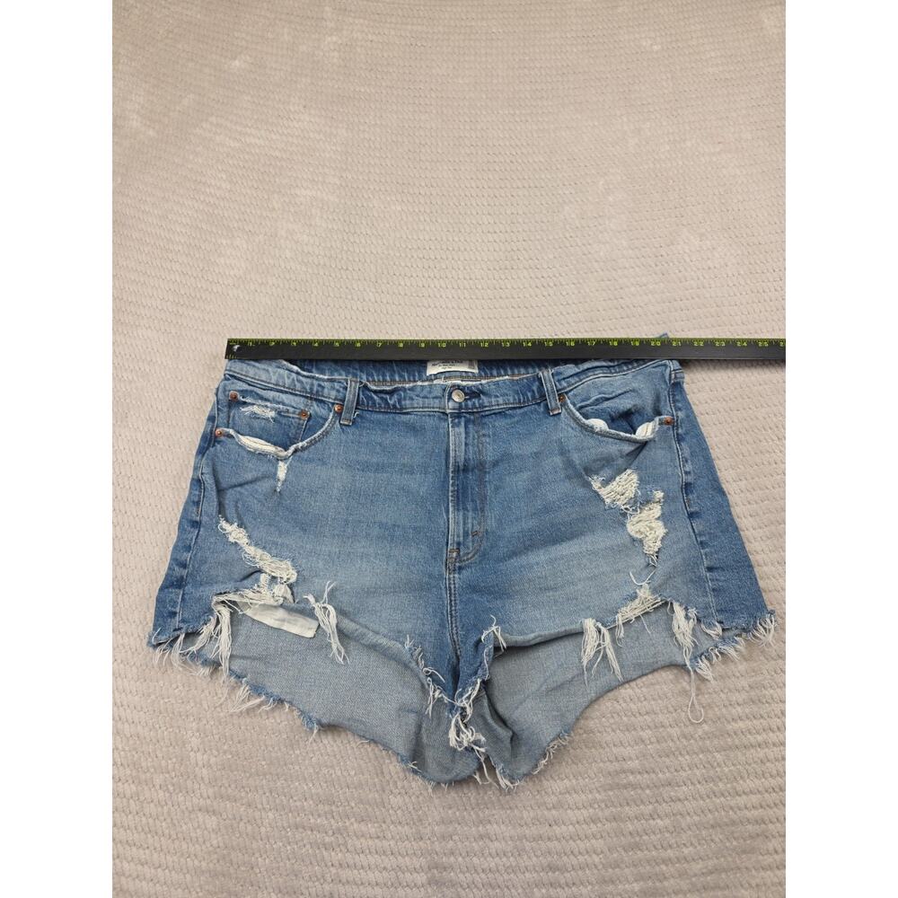 Abercrombie & Fitch Shorts Womens 20 The Mom Short High Rise Curve Love - Picture 3 of 7